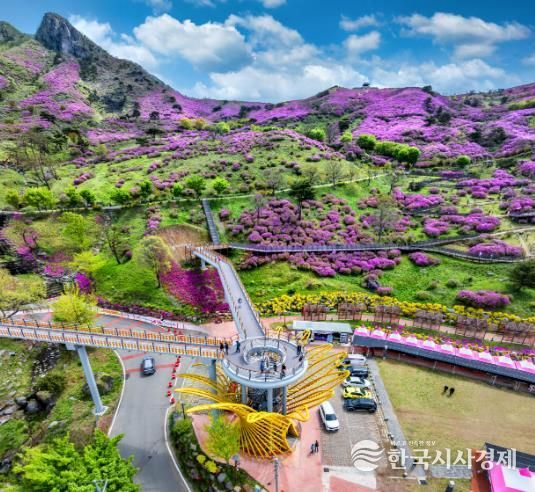 황매산 미리내파크 전망대