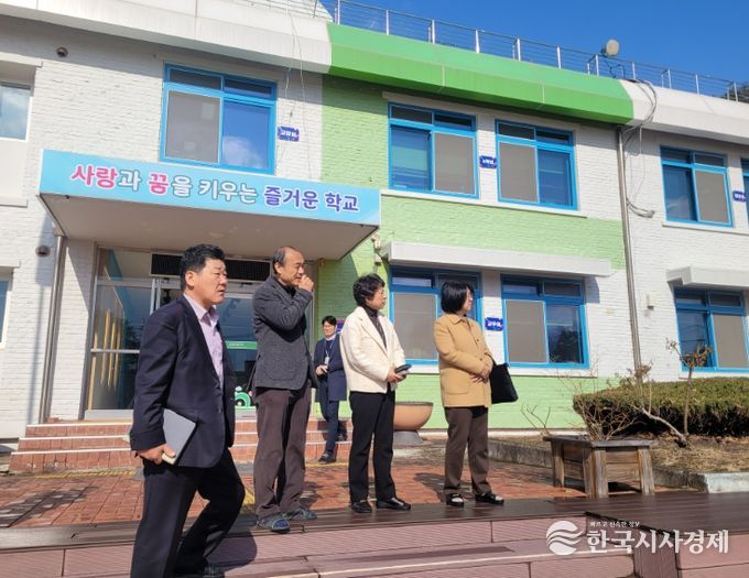 이경애 교육장 취임 후 관내 학교 현장 방문
