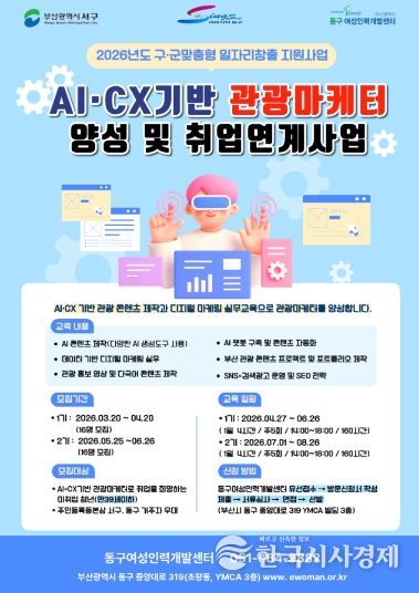 「구군 맞춤형 일자리 창출 지원사업」 추진