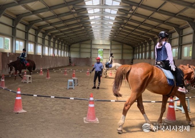 학생 승마 체험