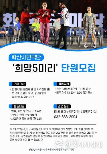 ‘희망5미리’, 2026년 신규 단원 모집