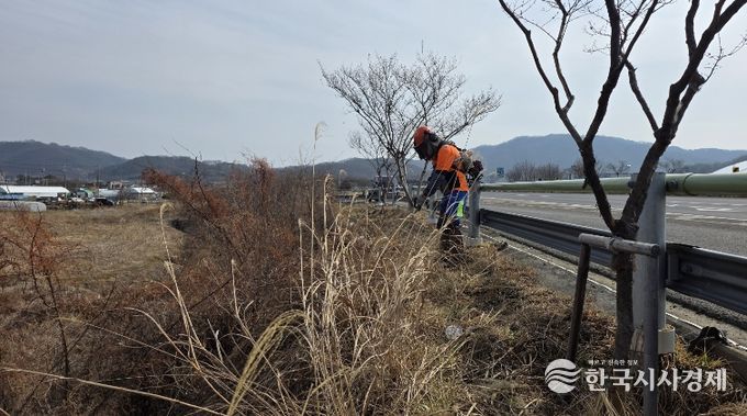 성주군, 봄맞이 국도 30호선 가로변 환경 정비를 통한「우리동네 새단장」추진