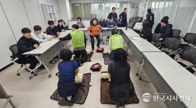 시흥도시공사, 시민접점시설 심폐소생술 및 응급 처치 안전교육 실시