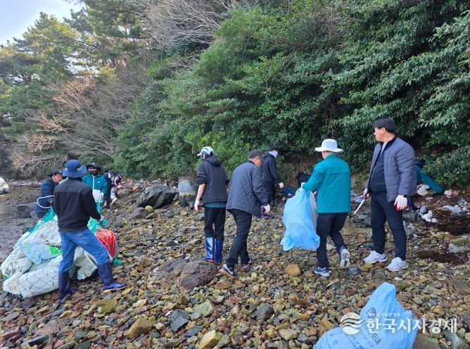 통영시, 한산도 봄맞이 환경정비