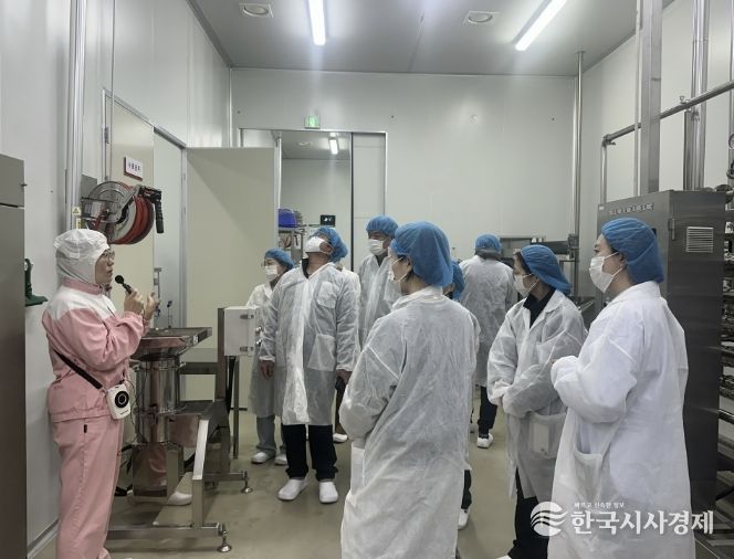 농산물 가공 교육 진행 모습