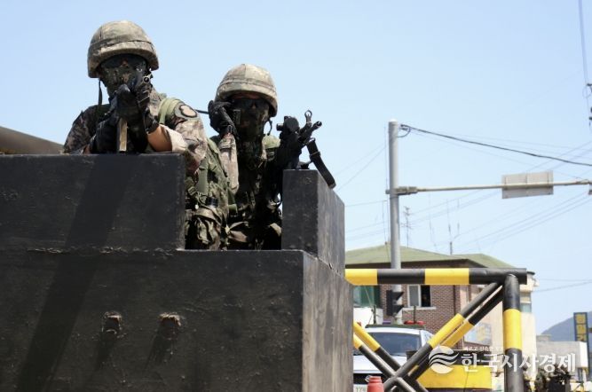 8기동사단 2025 대침투종합훈련 사전예고 홍보 사진