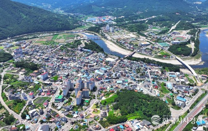 산청읍 옥산지구 전경