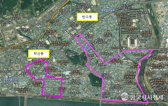 학산동·반구동 1개소 LID 비점오염 저감사업 위치도