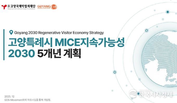 (재)고양국제박람회재단, ‘고양시 MICE 지속가능성 2차 5개년 계획(2026~2030)’ 수립
