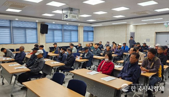 벼 깨씨무늬병 예방을 위한 농업인 교육