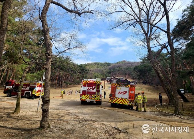 양주시, 서오릉 일원에서 산불진화 합동훈련 실시... 세계유산 보호 공조체계 구축