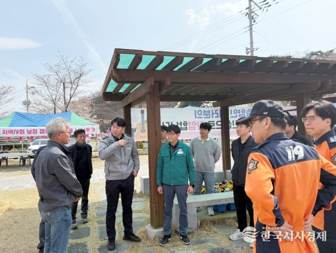 제24회 함양 백운산 벚꽃축제 앞두고 안전점검