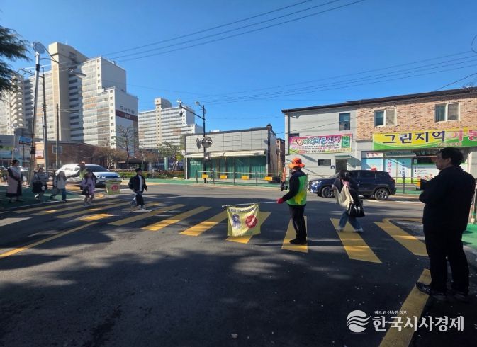 정읍시니어클럽 실버캅스, 등굣길 홍보 운동