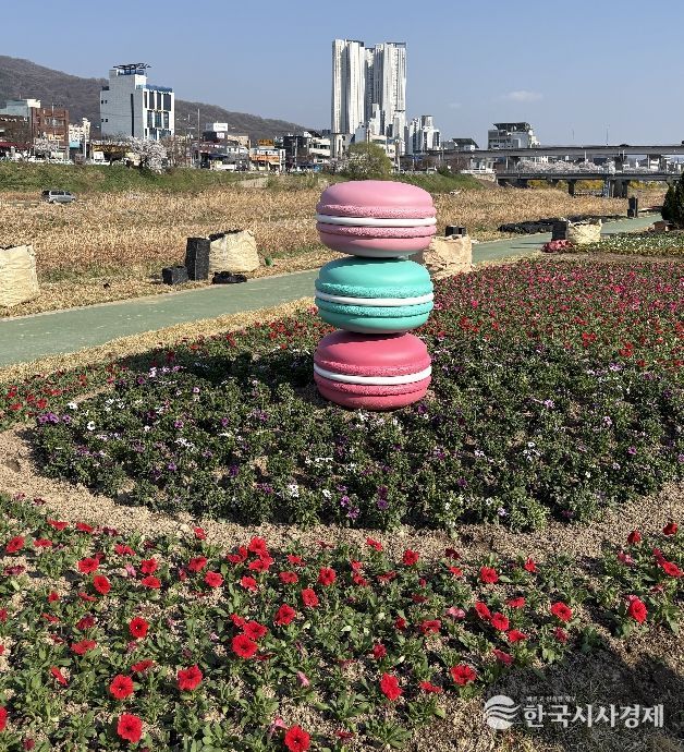 2026 무심천 흥덕대교 마카롱 조형물