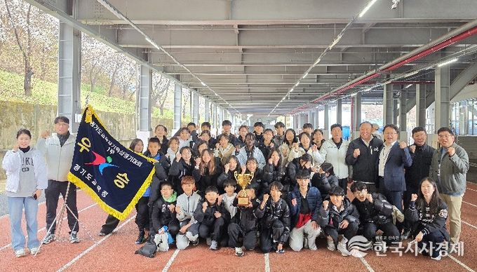 안산 육상의 투혼, 경기도 교육감기 학생육상대회 3연패