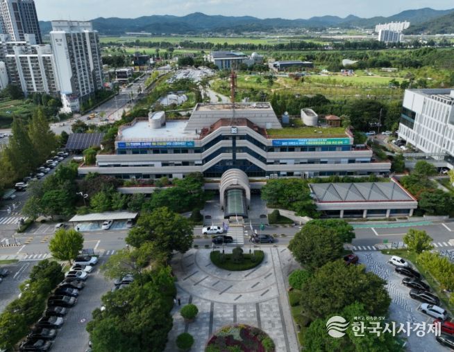 아산시청 전경
